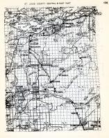 St. Louis County - Central and East, Vermillian Lake, Brietung, Kugler, Wahlsten, Allan, Wyman, Bassett, Bert, Morse, Minnesota State Atlas 1954